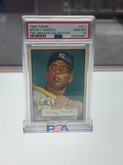 1952 Topps Mickey Mantle PSA 10 Rookie Card