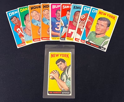 1965 Topps Football Cards
