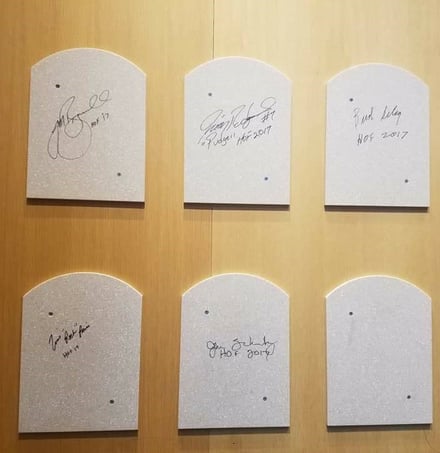 2017 Signed Plaques