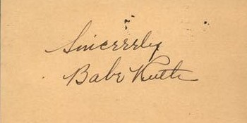 Babe Ruth Autographed Baseball With Rare Video Proof at Auction [VIDEO]