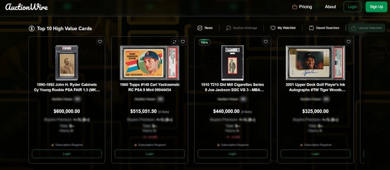 AuctionWire AI Combines All Auction Houses for Universal Card Watch