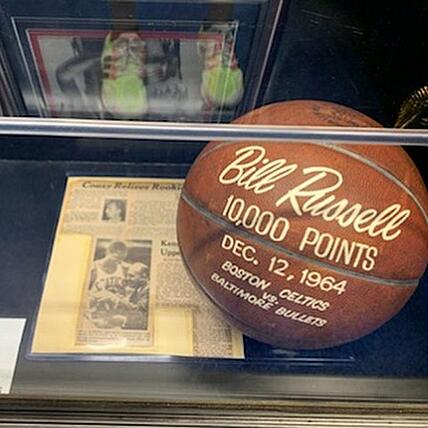 Bill Russell 10,000 Point Basketball