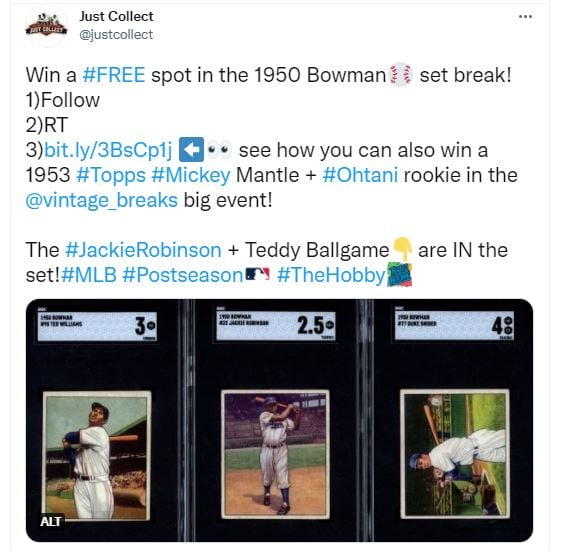 Follow the Just Collect Social Media for Hobby News and Free Prizes