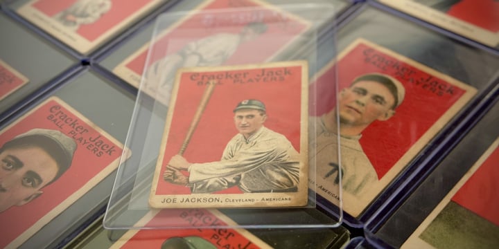 Vintage Collection Discovered w/ 1915 Cracker Jack Shoeless Joe Jackson