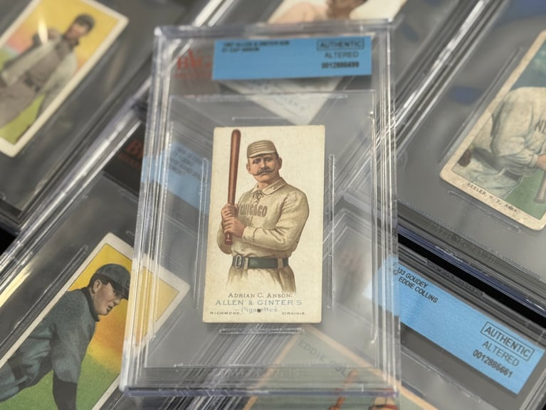1888 Allen & Ginter and 1909-11 T206 Beckett Graded Hall of Famers Purchased