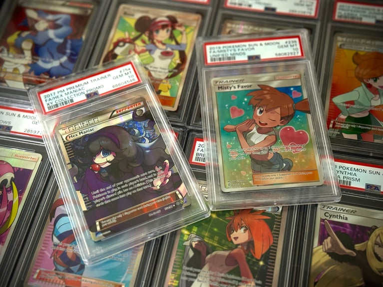 Pokémon Trainers in PSA 10