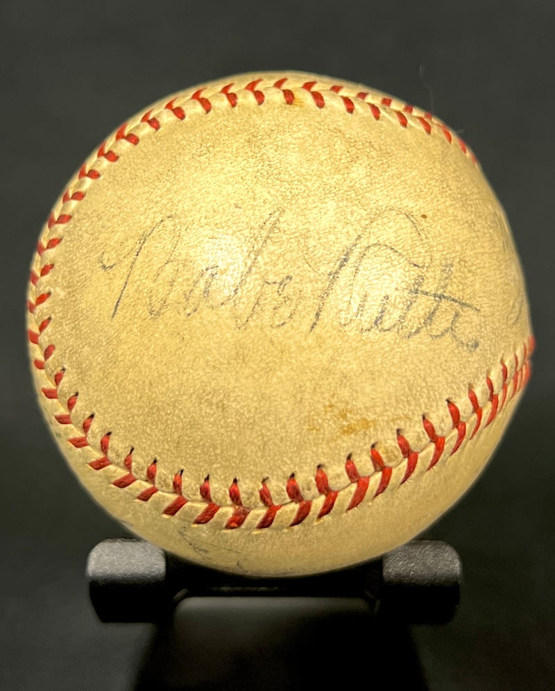 Babe Ruth and Lou Gehrig Signed Baseball Belonged to Yankees Teammate