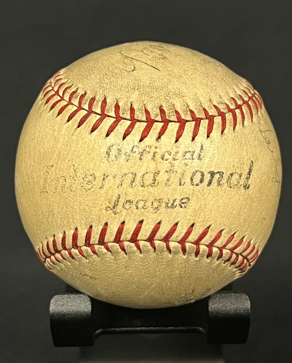 Babe Ruth and Lou Gehrig Signed Baseball Belonged to Yankees Teammate
