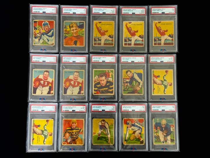 Trading at the National for PSA Graded 1935 National Chicle Football