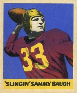 1949 Leaf Sammy Baugh