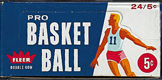1961 Fleer basketball box