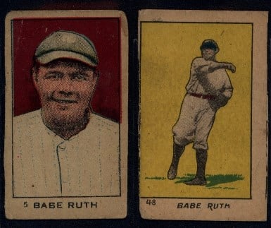 Babe Ruth Strip Cards