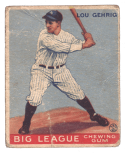 1933 Goudey Lou Gehrig