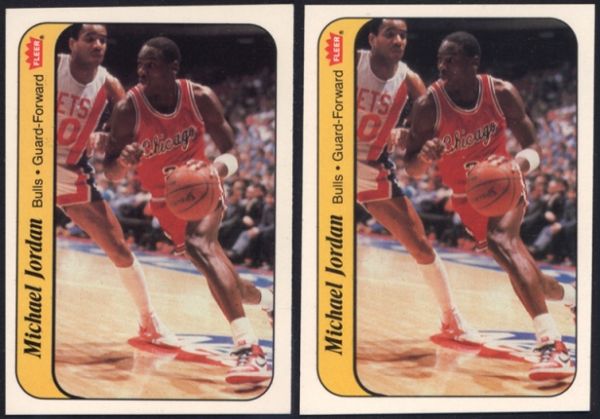 1986 Fleer Basketball Pack – Possible Michael Jordan Card – NBA Trading Card