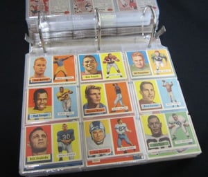 Corning Collection Football Cards