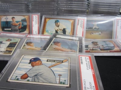 PSA Graded Cards Mickey Mantle