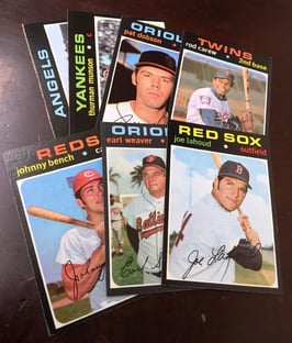 1971 Topps Baseball Vending Stars
