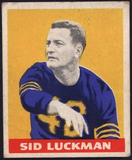 1948 Leaf Sid Luckman