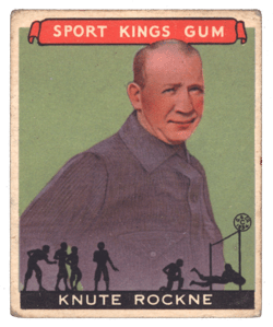 1933 Sport Kings Knute Rockne
