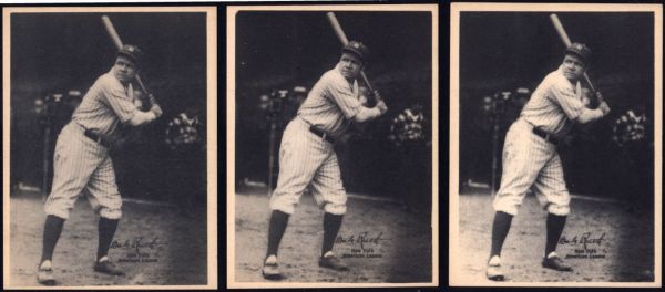 1929 R316 Kashin Babe Ruth cards