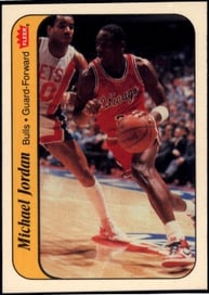 1986 Fleer #8 Sticker Michael Jordan