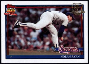1991 Topps Desert Shield Nolan Ryan