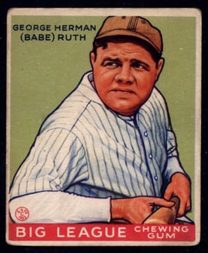 1933 Goudey Babe Ruth