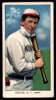 1909-1911 T206 Willie Keeler with Bat