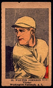 1923 W515-1 Walter Johnson