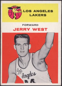1961 Fleer Jerry West rookie card