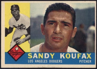 1960 Topps Sandy Koufax