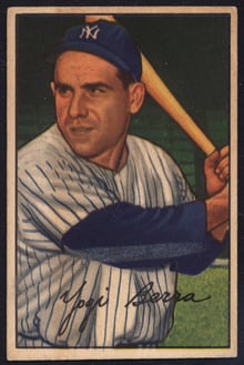 1952 Bowman Yogi Berra