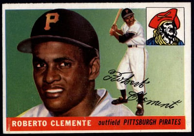 1955 Topps #164 Roberto Clemente Rookie