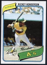 Rickey Henderson Rookie