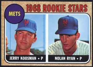 1968 Topps #177 Nolan Ryan Rookie Card