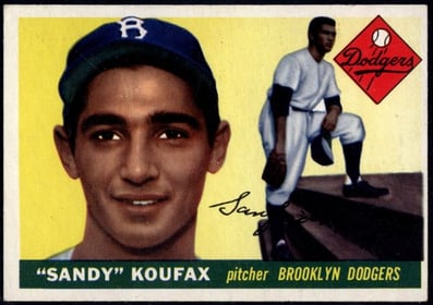 1955 Topps Sandy Koufax