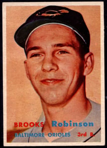 1957 Topps #328 Brooks Robinson