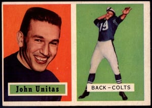 1957 Topps Johnny Unitas