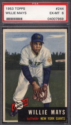 1953 Topps Willie Mays