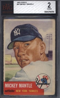 1953 Topps Mickey Mantle