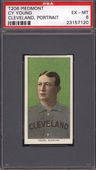 T206 Cy Young Portrait Variation