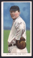 1909-11 T206 John McGraw Glove on Hip