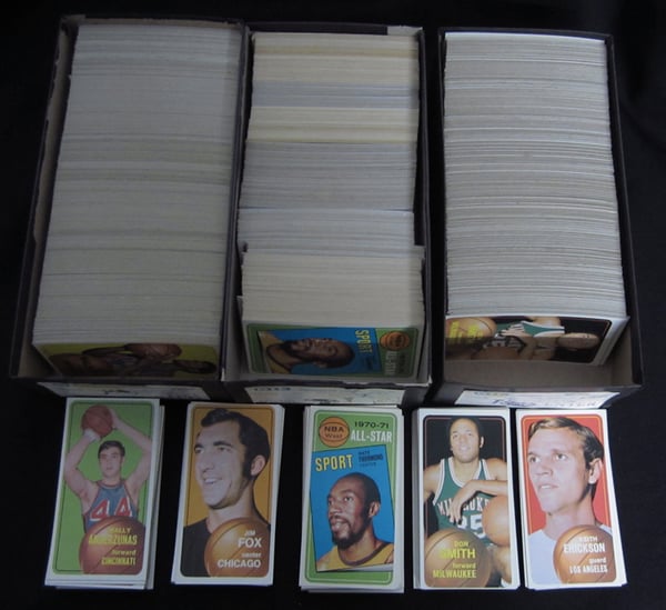 1970 Topps Basketball cards