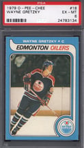 1979 OPC Wayne Gretzky Rookie Card - PSA Graded