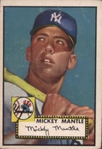 1952 Topps #311 Mickey Mantle