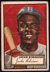 1952 Topps #312 Jackie Robinson