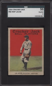 Napoleon Lajoie 1914 Cracker Jack 