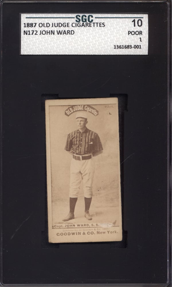 1887 N172 Old Judge John Ward NY SGC 10