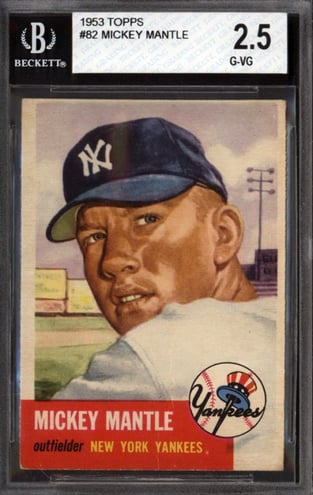 1953 Topps Mickey Mantle