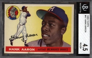 1955 Topps Hank Aaron